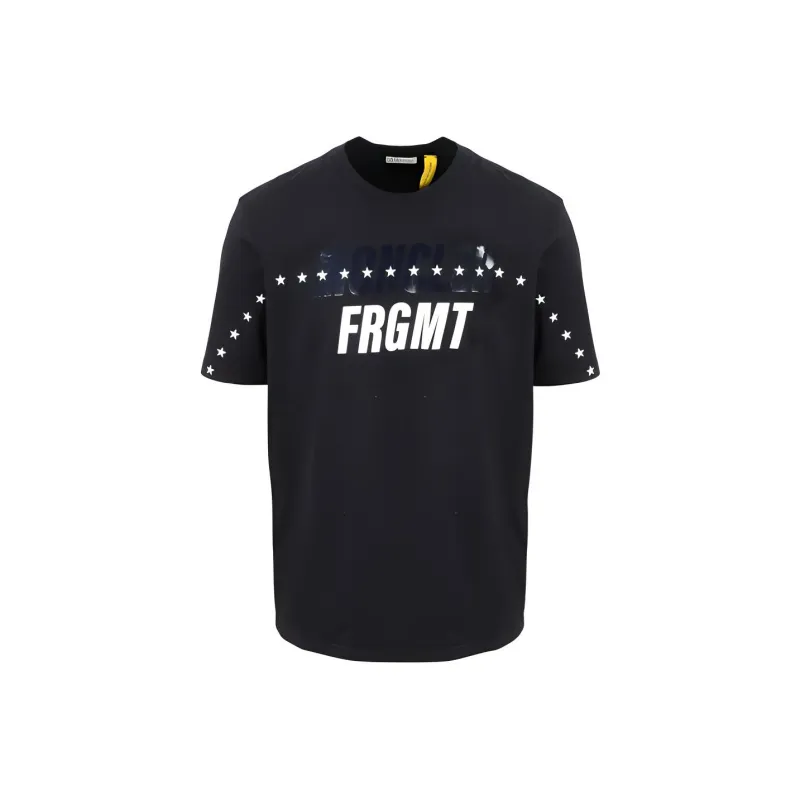 MONCLER GENIUS Moncler X Fragment Hiroshi Fujiwara Logo Printed T Shirt-0