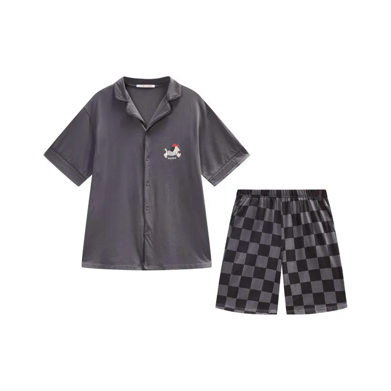 GUKOO Pajama Set Men's Coconut Ash-0