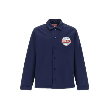 KENZO Long Sleeved Logo Printed Jacket