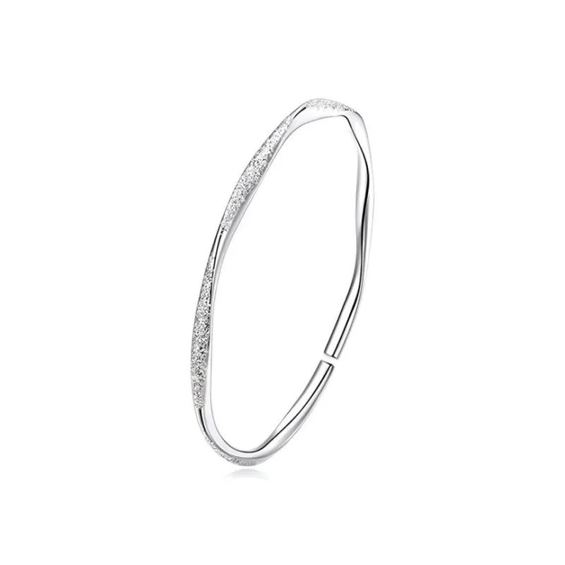 Hui Xuan Charm 999 Fine Silver Bangles Women's-0