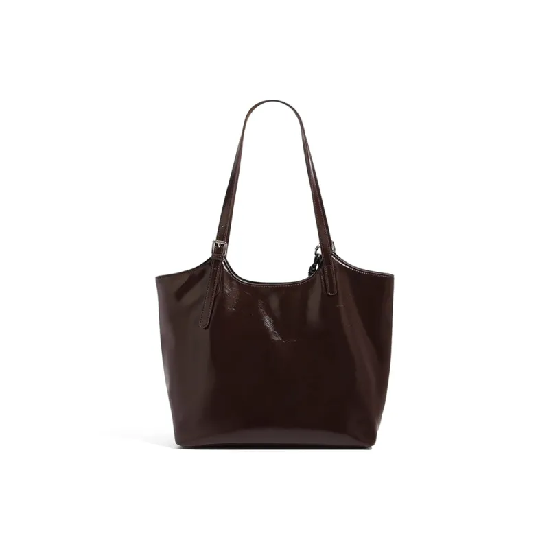 CLEVER& KETCH PU Shoulder Bag Women's Coffee-3