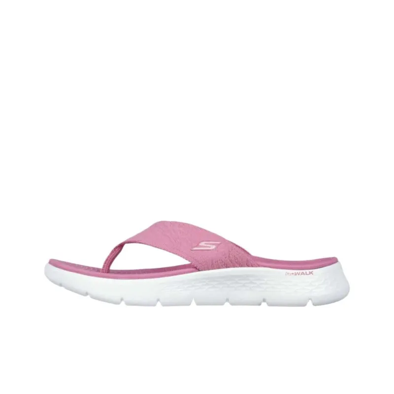 Skechers Go Walk Fle Flip Flops Women's Pink-0