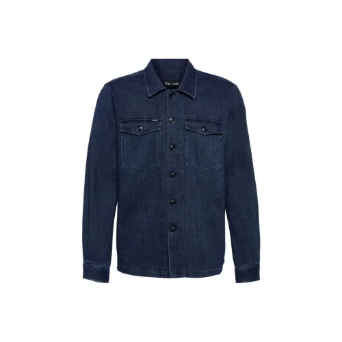 TOM FORD Denim Jacket Men's Blue