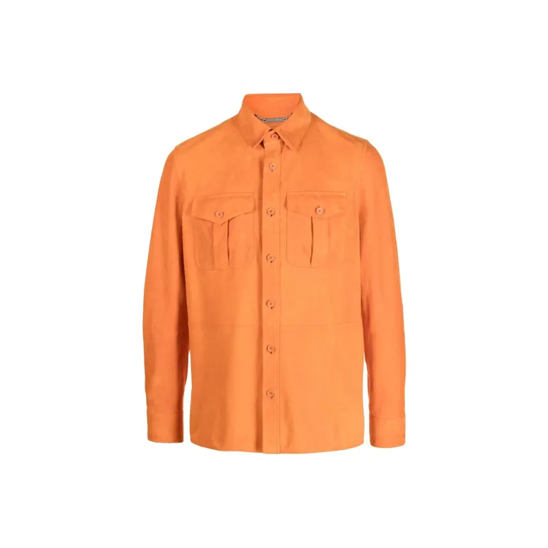 Ralph Lauren Purple Label Suede Shirt Jacket-0