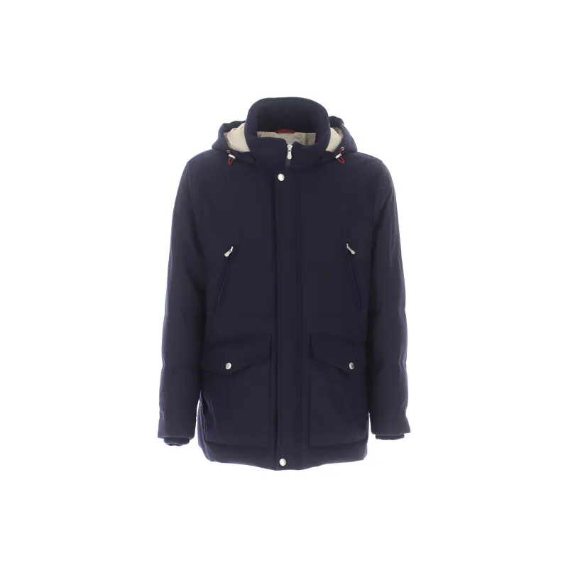 Brunello Cucinelli Concealed Fastened Hooded Parka-0