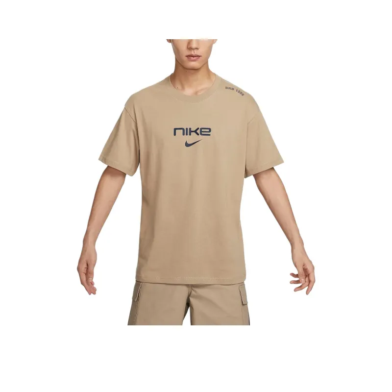 Nike T Shirts Men Khaki-0