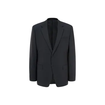 THEORY Single Breasted Straight Hem Jacket