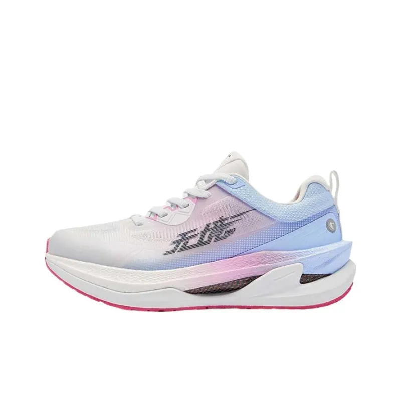 QIAODAN MuJin PRO2.0 Running Shoes Women's Low Top Moonlight Pink-0