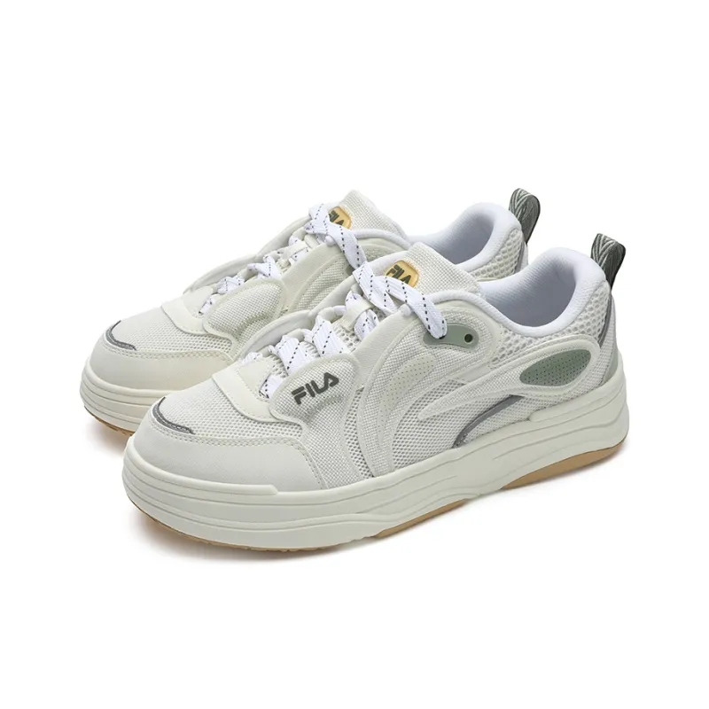FILA VIBE Low Top Skateboard Shoes Men's Ecru-2