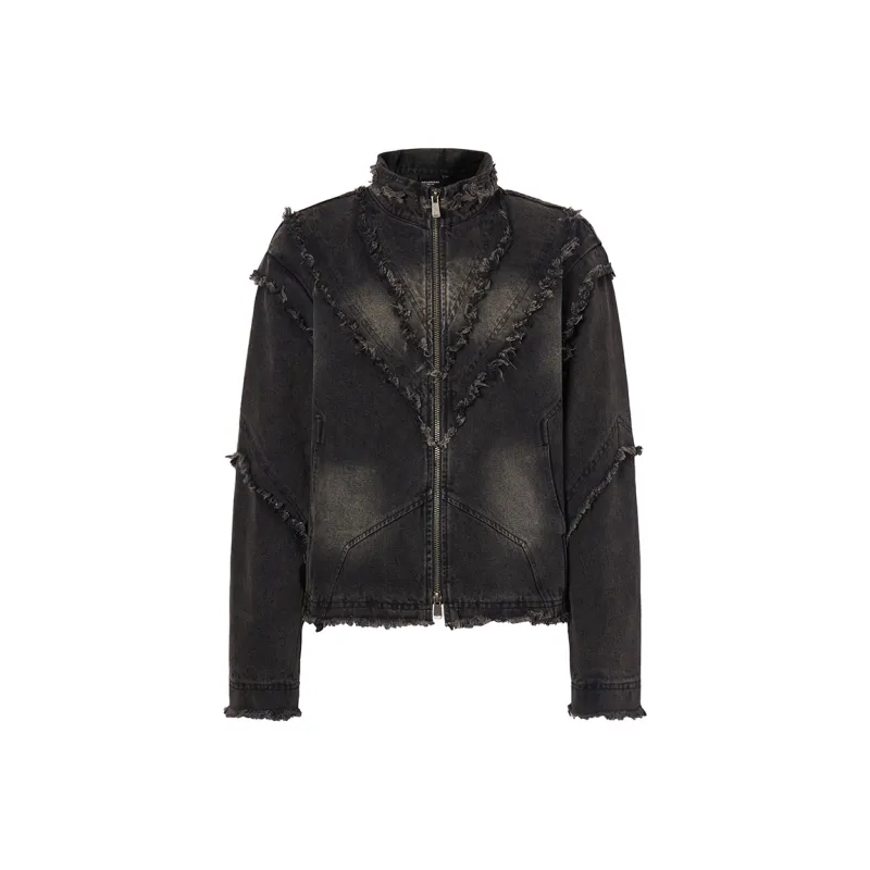 ROCAWEAR Denim Jacket Unisex Black-0