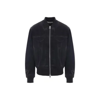 Alexander McQueen Zipped Denim Jacket