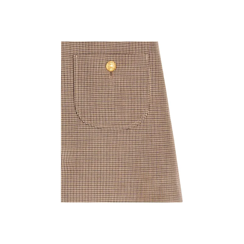 CELINE SS23 Casual Short Skirts Women's Apricot-5