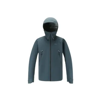 DECATHLON MH500 Water Resistant Windproof Breathable Windbreaker Jacket Men's Deep Cyan Brick