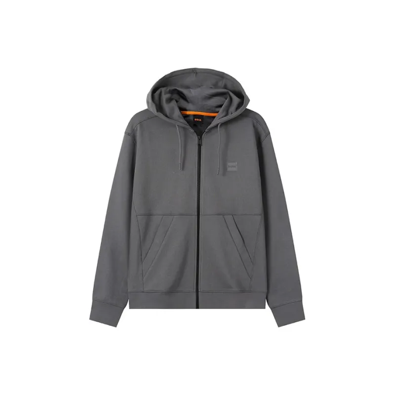 HUGO BOSS Logo appliqué Hoodie-0