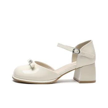 FIVE PLUS Chunky Heel High Heels Women's