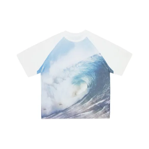 ASOS 4505 Cropped hoogsluitend T-shirt van badstof