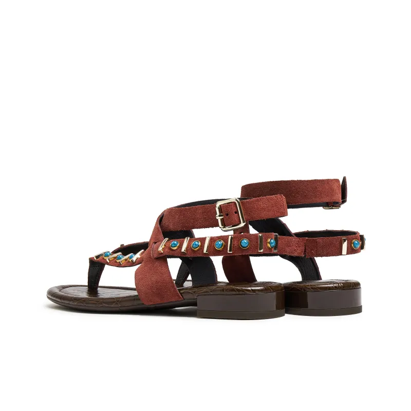 Staccato Roman Holiday One Strap Sandals Women's-8