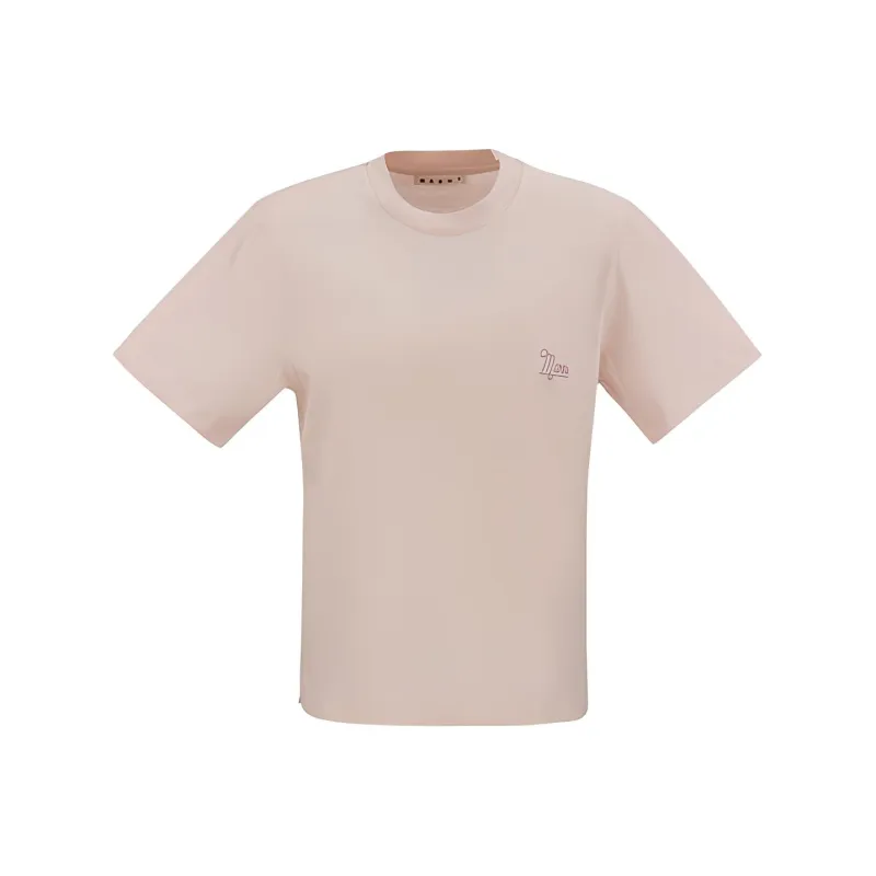 MARNI Basic T Shirts 3 Pack 'Green/Blue/Pink'-5