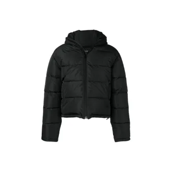 Balenciaga Down Hooded Puffer Coat 'Black'