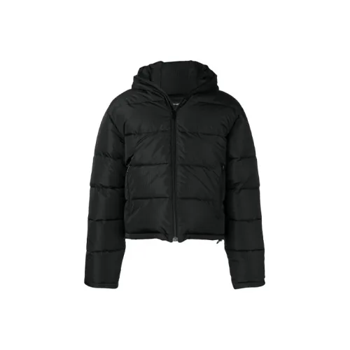 Balenciaga Down Hooded Puffer Coat 'Black'