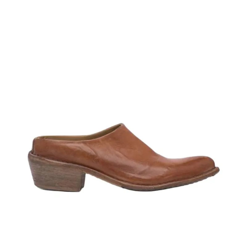 MOMA Closed Toe Slippers Women's Brown-1