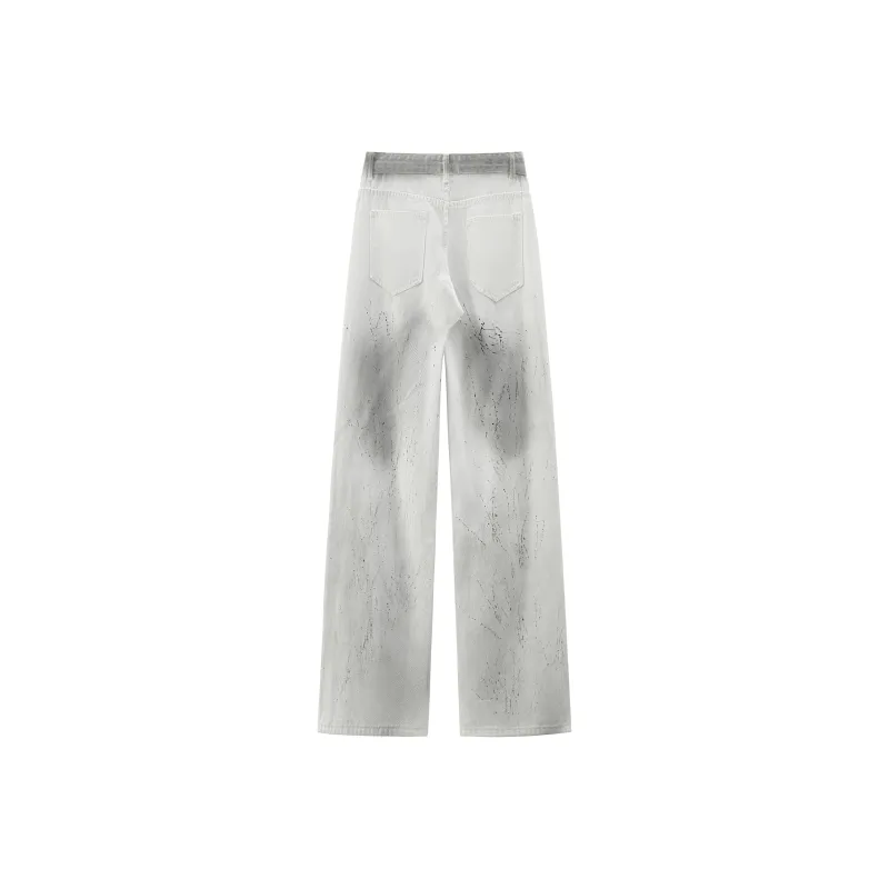SAME FLOW Jeans Unisex White-1