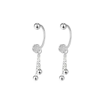 KEMLAIDA 999 Fine Silver Earrings Women's