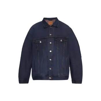 Balenciaga Button Up Denim Jacket