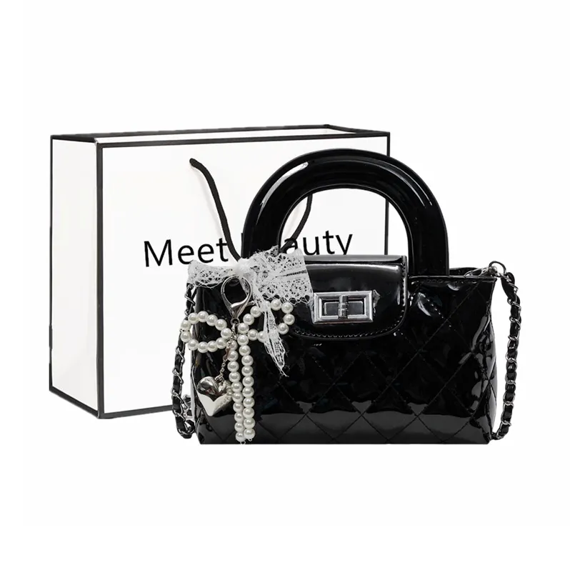 Fitchell Pu Shoulder Bag, Crossbody Bag, Handbag Women's Pink/Silver/Ecru/Red/Black-4