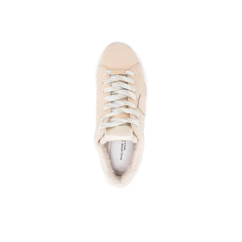 PHILIPPE MODEL Philippe Model Abrasion Resistant Low Top Skateboard Shoes Women's Pink-3