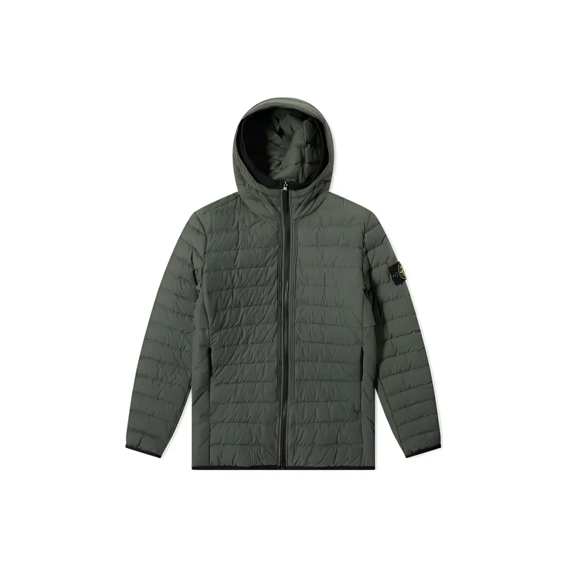 STONE ISLAND Down Jackets Men Green-0