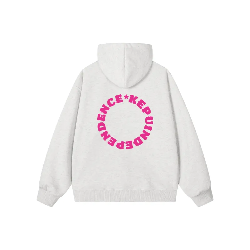 Kepu Sweatshirt Unisex Black Print Neon Green-4
