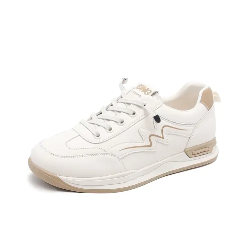 RED DRAGONFLY German Army Trainers Wear resistant And Lightweight Low Top Casual Shoes Women's White, Apricot, Black
