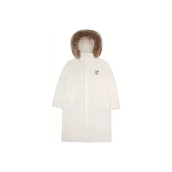 MLB New York Yankees Down Jackets Unisex Cream White
