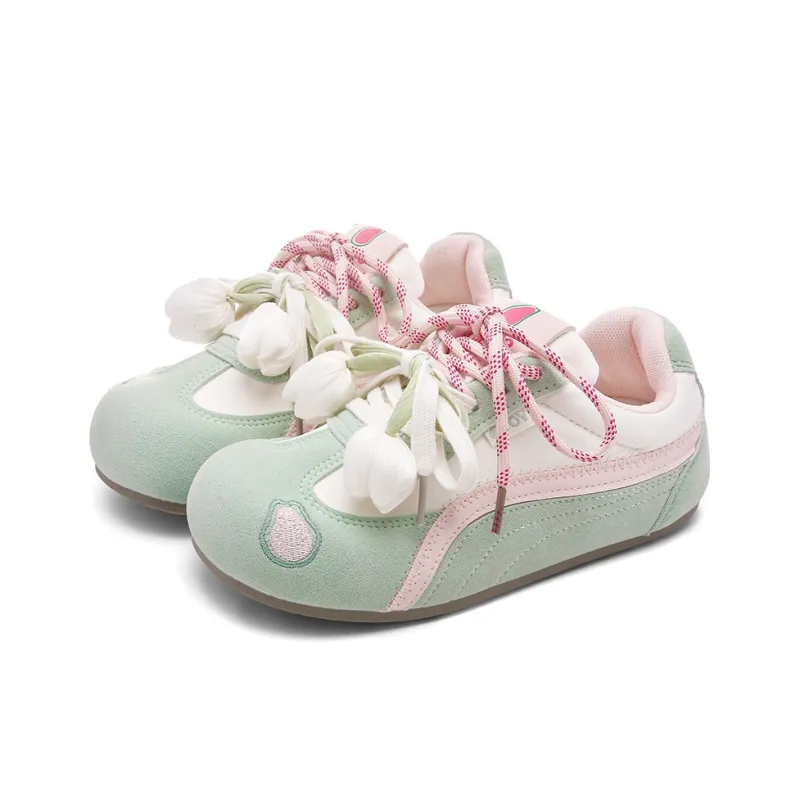 Lovely You Abrasion Resistant, Lightweight, And Breathable Low Top Skateboard Shoes Women's-17