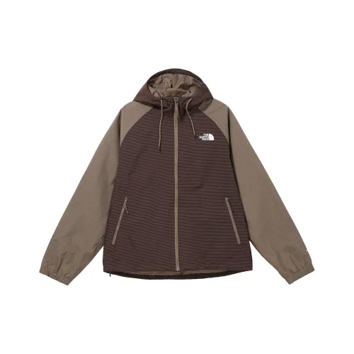 THE NORTH FACE Outdoor Hiking Rainproof Windbreaker Jacket Men's Brown