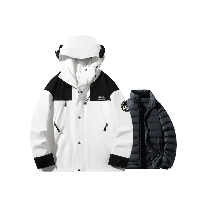 Jeep Waterproof And Windproof Jacket Trench Coat Asia Unisex-20