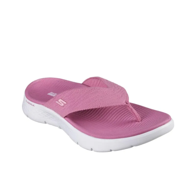 Skechers Go Walk Fle Flip Flops Women's Pink-2