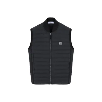 STONE ISLAND Vests Unisex Black