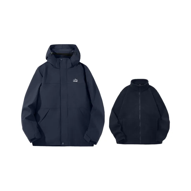 Jeep Windbreaker Jacket Trench Coat Unisex-22