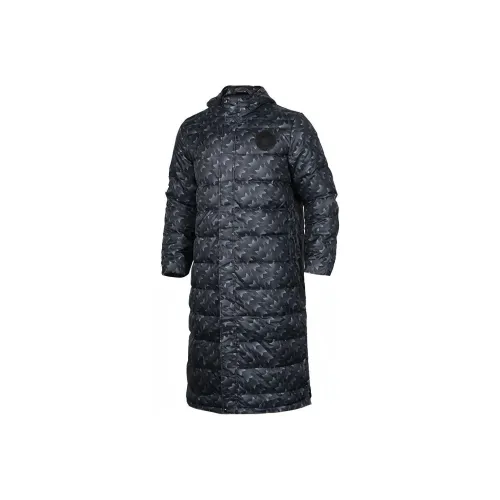 Adidas Long Hooded Down Jacket Down Jacket Men
s Black