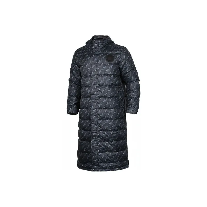 Adidas Long Hooded Down Jacket Down Jacket Men's Black-0