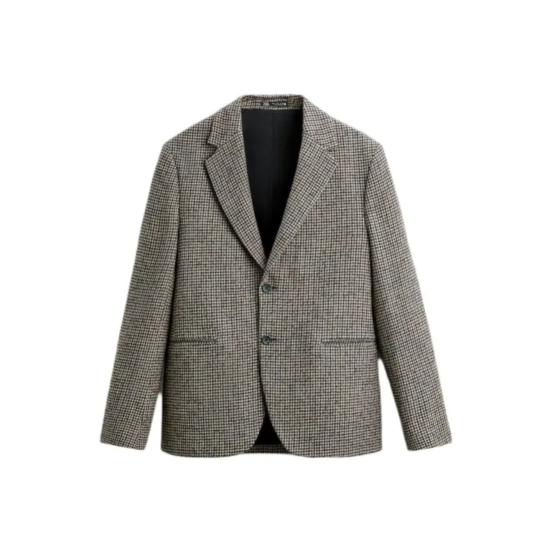 ZARA Business Suit Men's Sand/Black-0