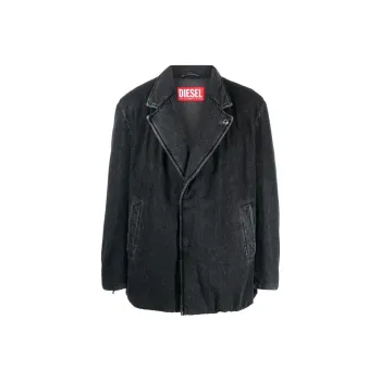 DIESEL Puffer Jackets Men Black