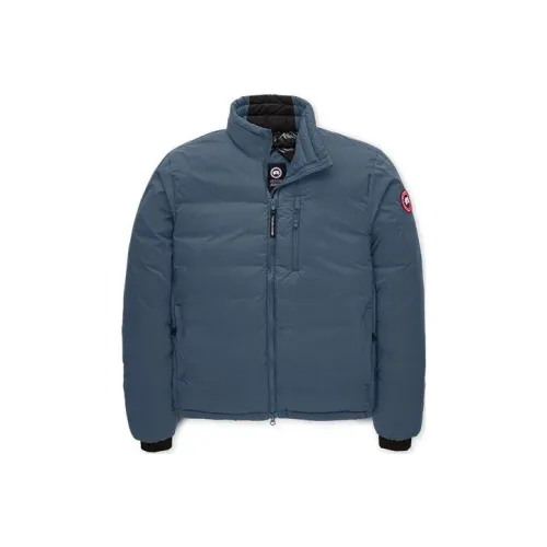 Canada Goose Lodge Series Down Jackets Men Silver Blue