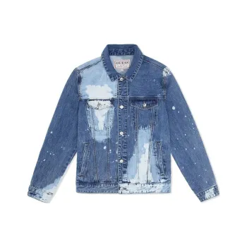 GUESS Denim Jacket Men's Light Blue