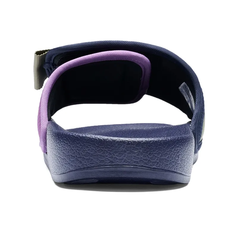Kappa Quiet Slip Resistant Abrasion Resistant Slide Slippers Unisex Purple-4