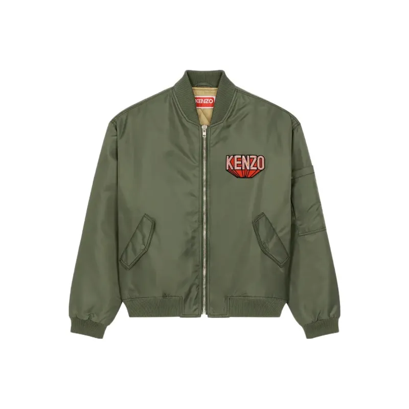 KENZO 3D Logo Zipped Bomber Jacket-0