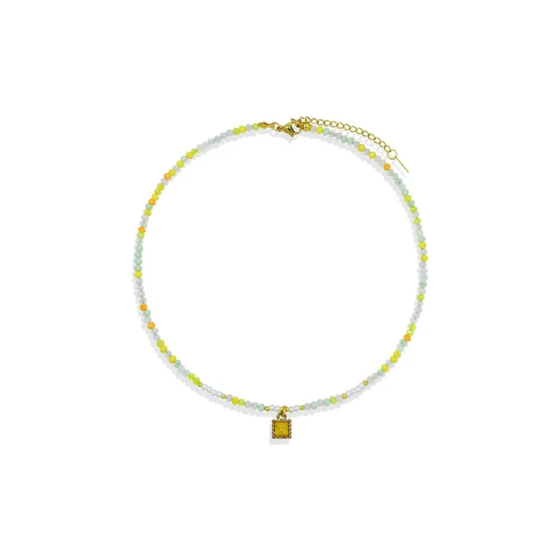 AWE Titanium Steel Necklace Bohemian Style Collarbone Chain For Women's Women's-24