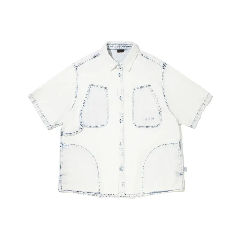 LiNing Shirt Men's Light Blue Denim-0